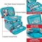Sewing Accessories Organizer (Bag Only) – Double Layer Portable Sewing Storage Bag | 2 Detachable Pouches and 18 Compartments, Large Sewing Supplies & Crafting Carry-all (Teal)
